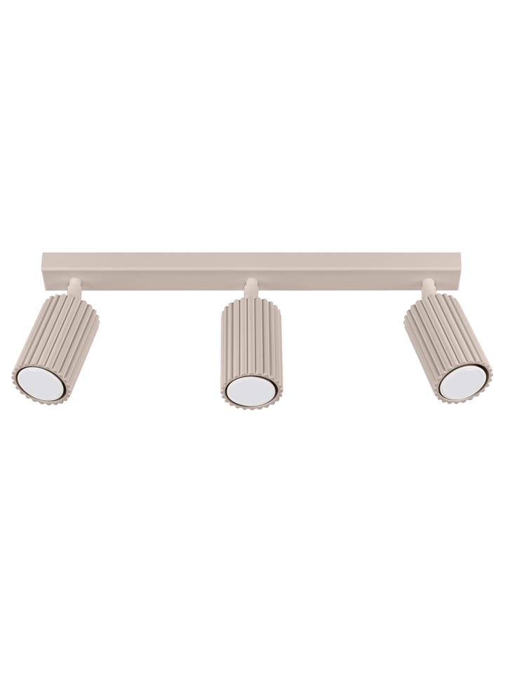 Plafond GLEAM 3 taupe H 16.5 cm