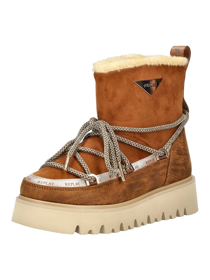 Stiefelette Braun