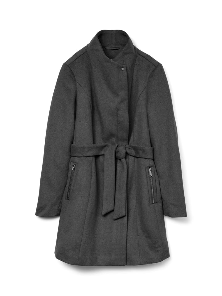 Jacke in Dark Grey Melange