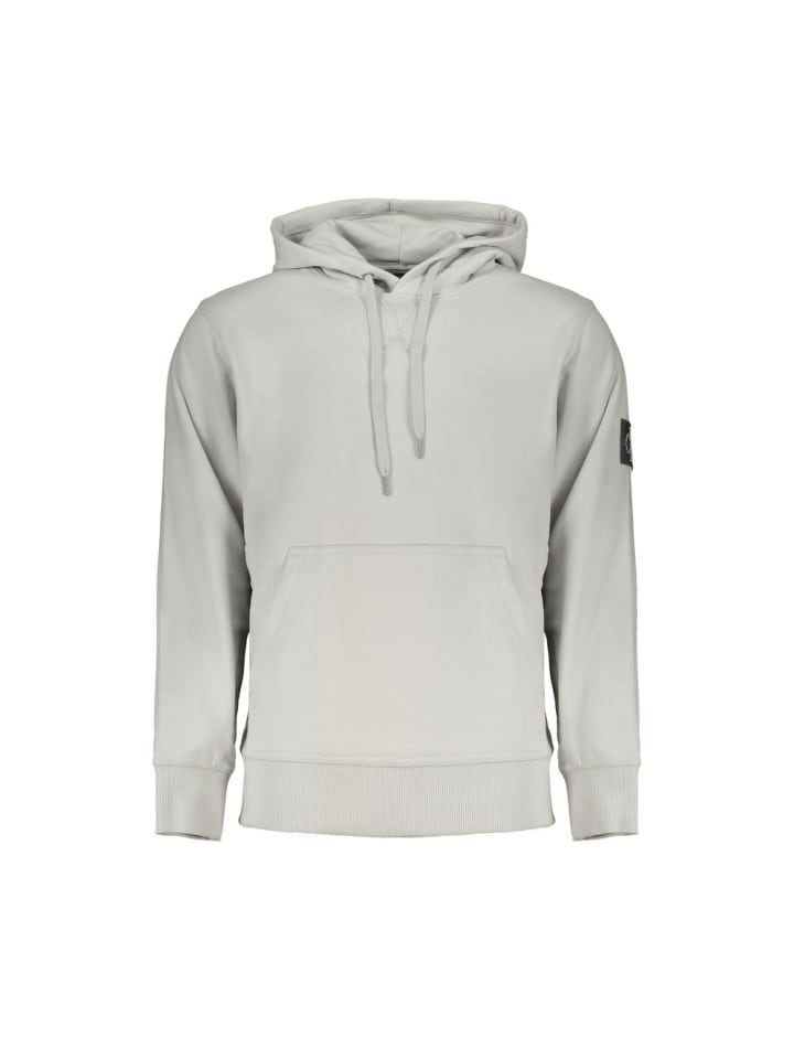 Grau Baumwolle Herren Sweatshirt