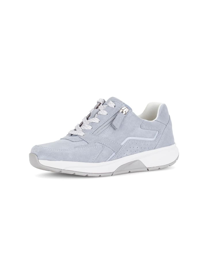 Sportlicher Schnürschuh in blau