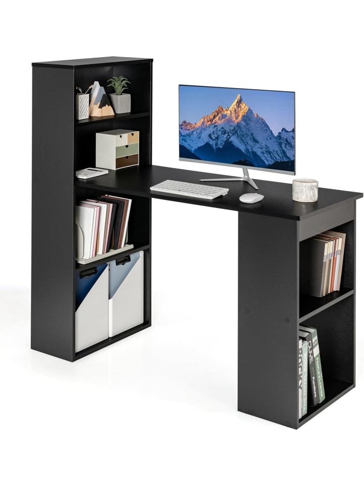Schreibtisch in Schwarz