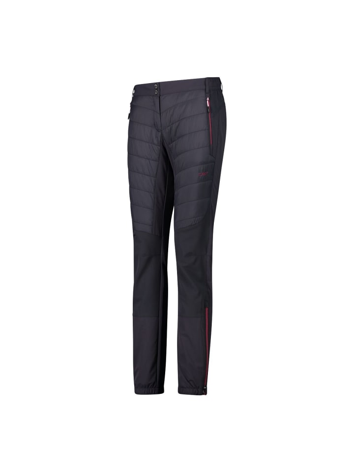 Outdoorhose in antracite-peony