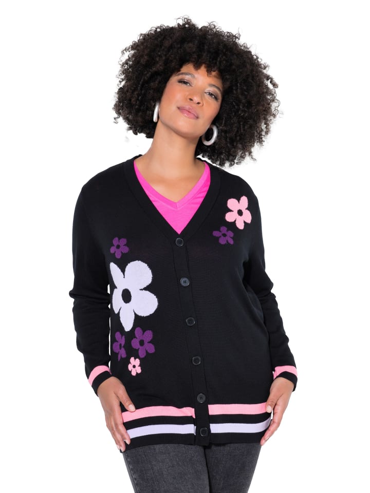 Cardigan in schwarz