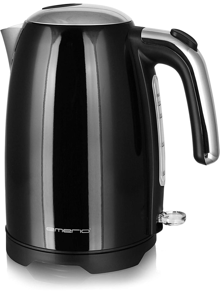 Emerio WK-121591 Design Wasserkocher schwarz 1,7 Liter