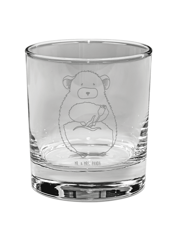 Tumbler Chinchilla Blume ohne Spruch in Transparent