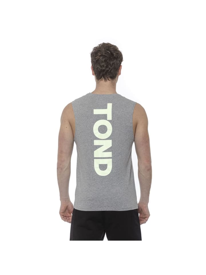 Grau Baumwolle Herren Tank Top