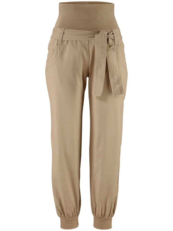 Strandhose in taupe