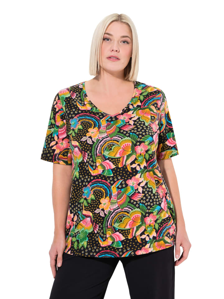 Longshirt in schwarz
