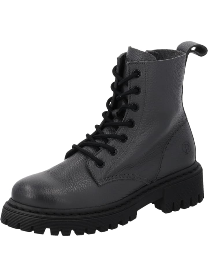 Schnürstiefel Pheara in Grau/Schwarz