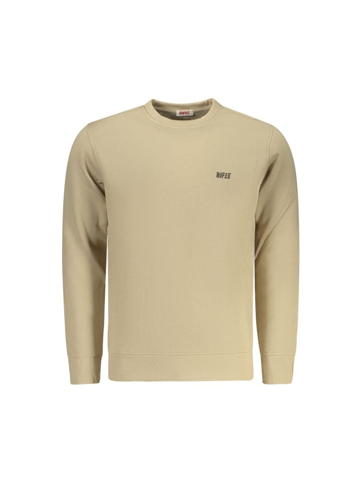 Beige Baumwolle Herren Sweatshirt