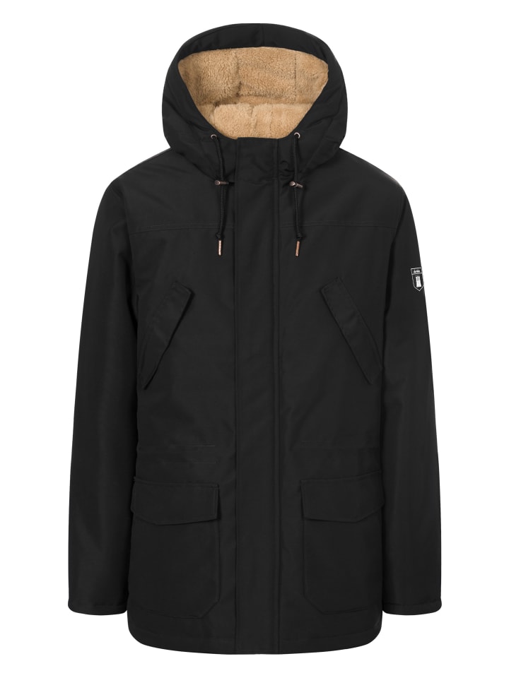 Winterjacke Festholm in black/caramel