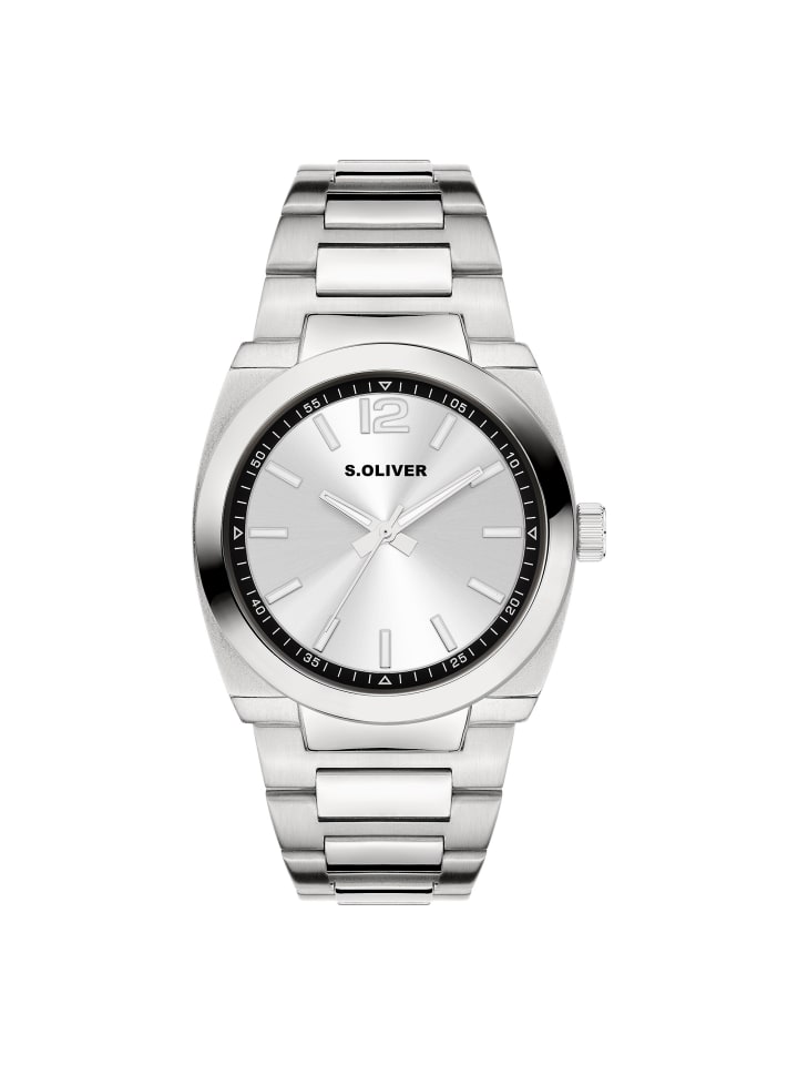 Armbanduhr Retro Time in silber