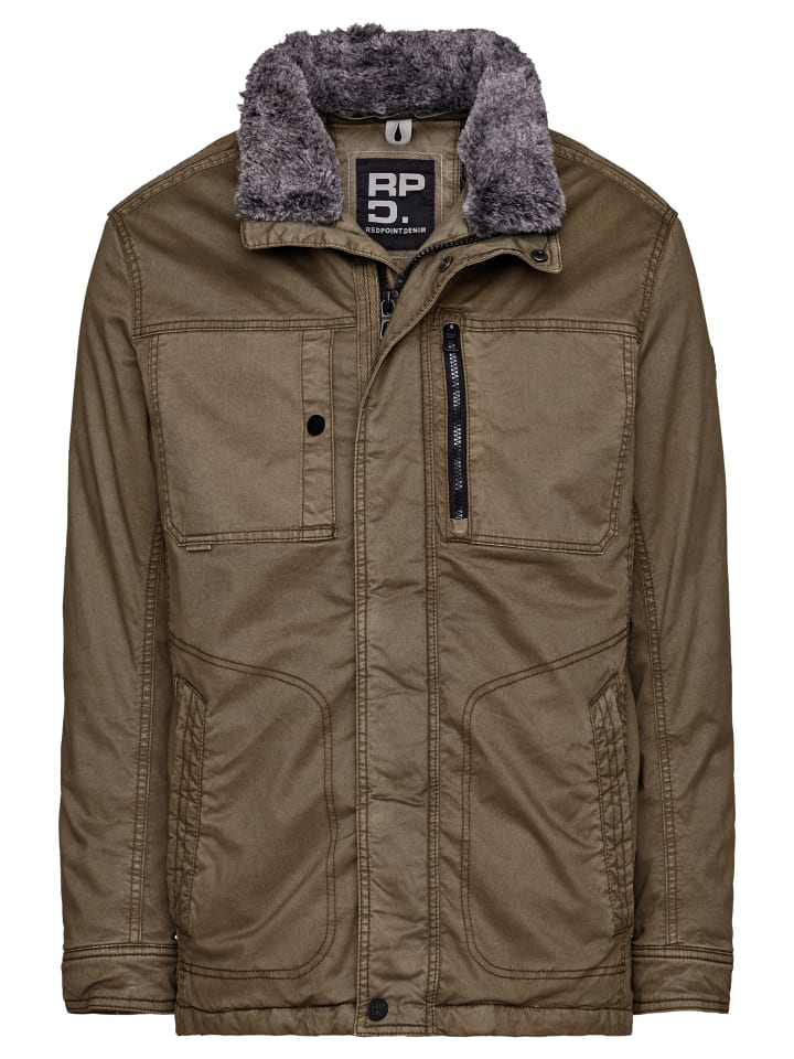 Jacke KEV in dk. beige