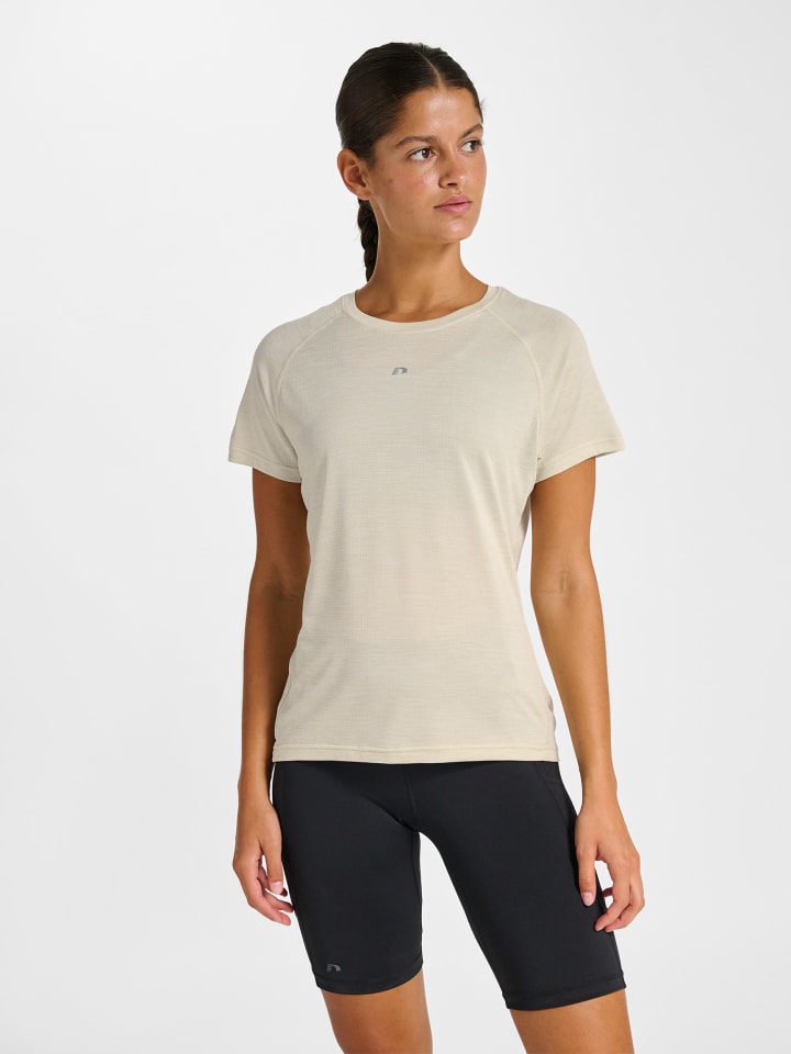 T-Shirt Nwlactive Damen in SILVER BIRCH