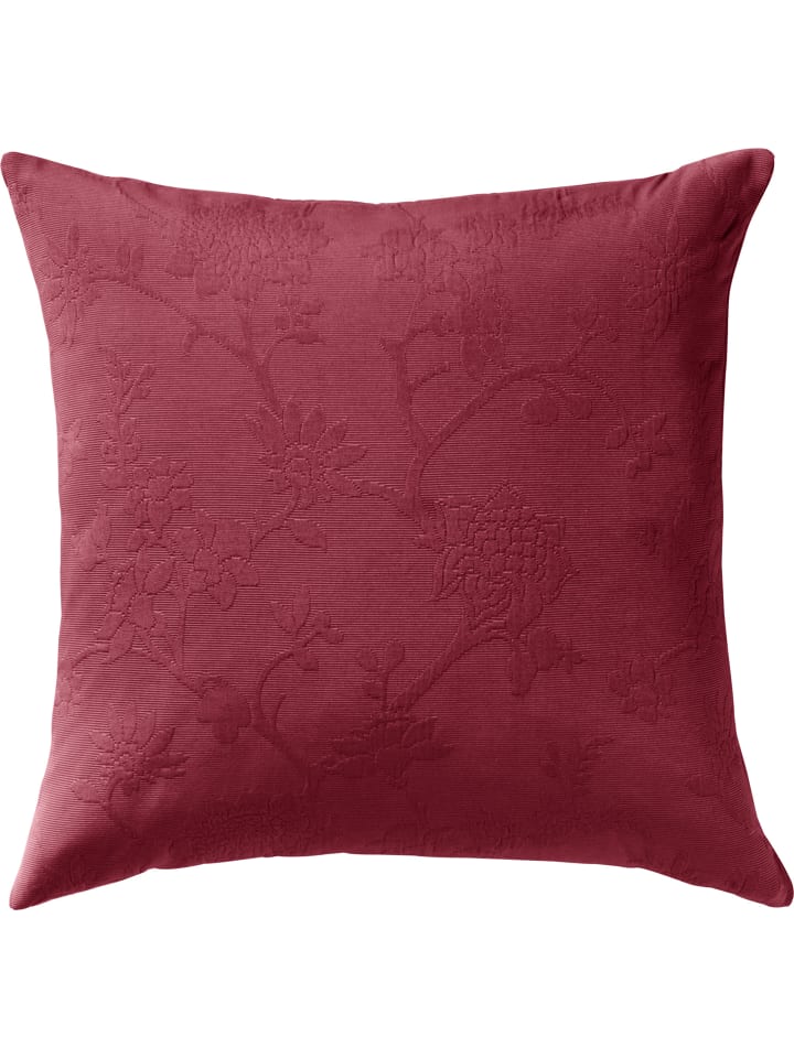 Jacquard, Baumwollmischung Kissenhülle Arnsberg in rot