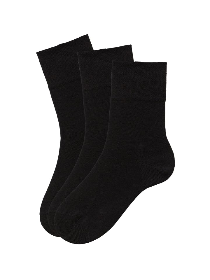 Socken in 3x schwarz