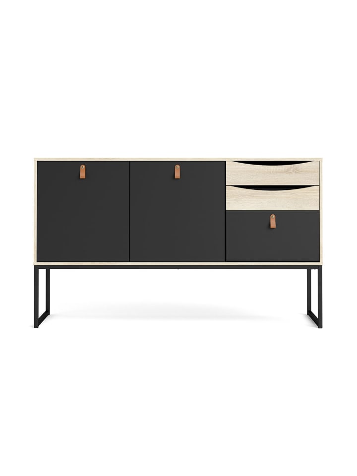 Sideboard Sady Schwarz 147 x 40 cm