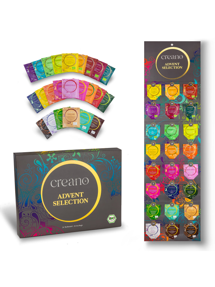Adventskalender Neu, 24er BIO Teebeutel-Tee, 48gr netto