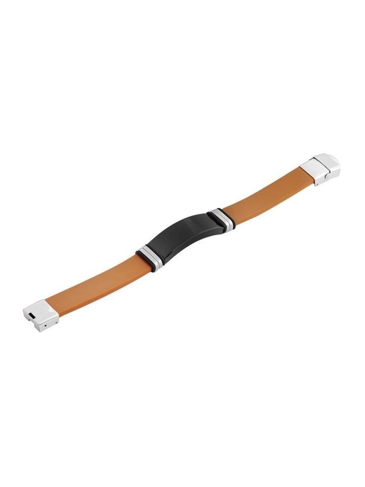 Unisex Armband aus Leder 21 cm in braun