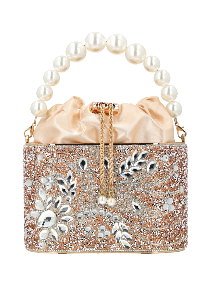 Women Handbag in Champagne
