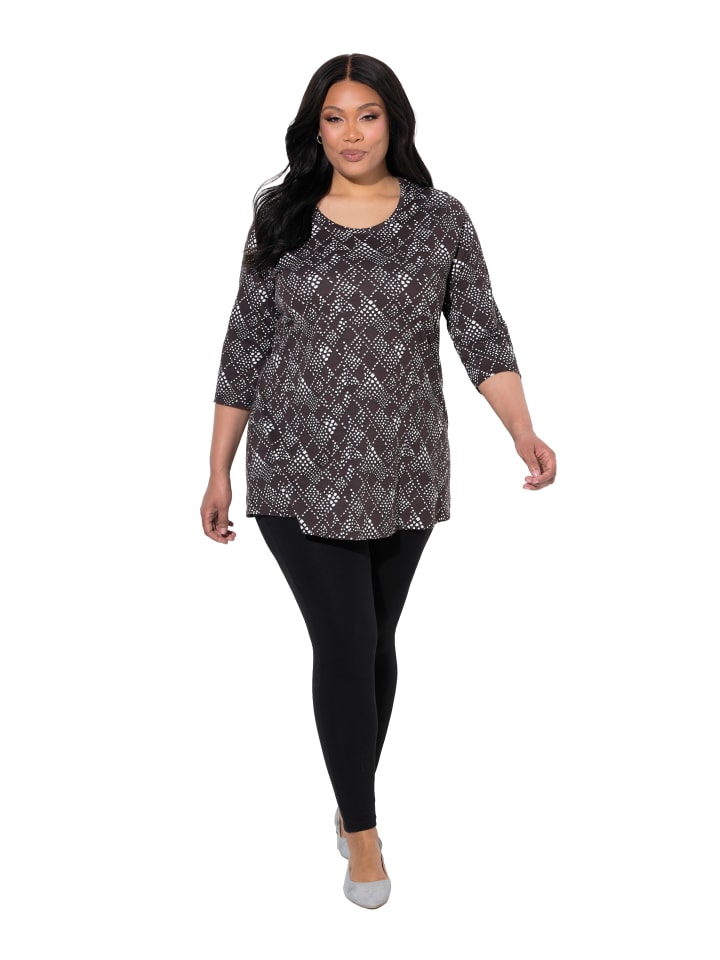 Longshirt in mahagoni