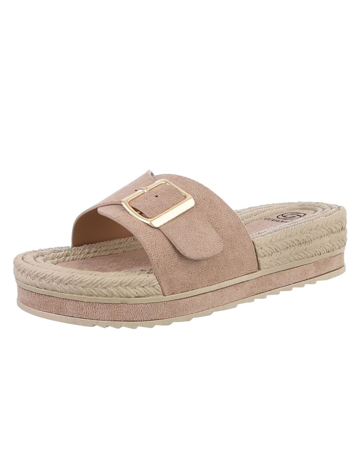 Sandale & Sandalette in Hellbraun