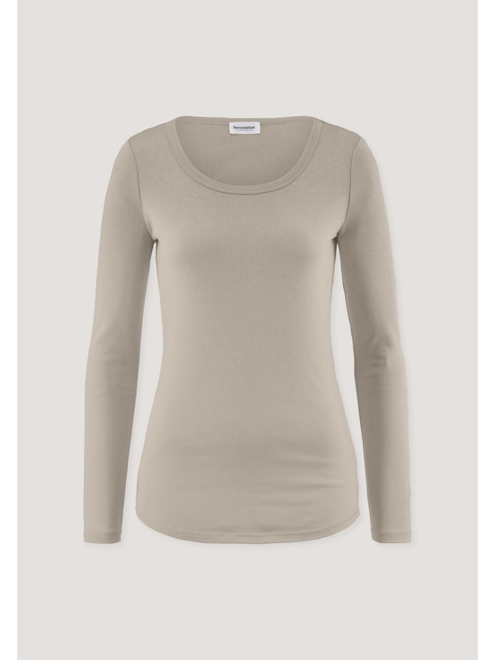 Softrib Longsleeve in perlmutt