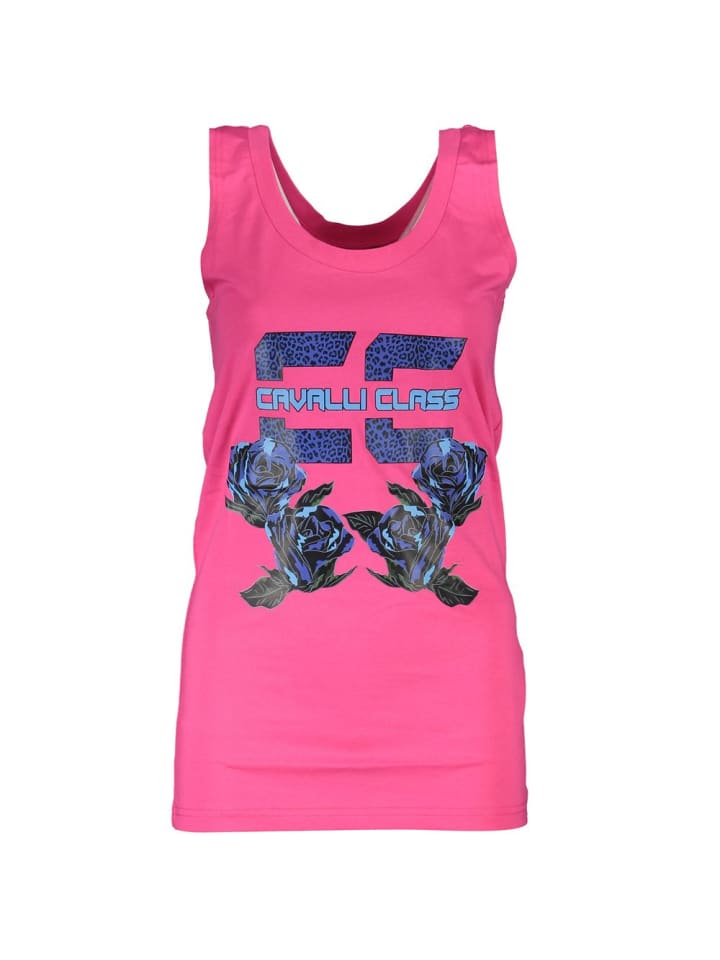 Pink Rosa Baumwolle Damen Tank Top