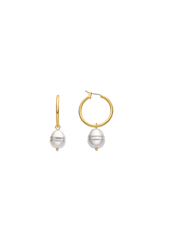 Ohrringe Nemys mit 18 Karat Goldfinish – NEMYS