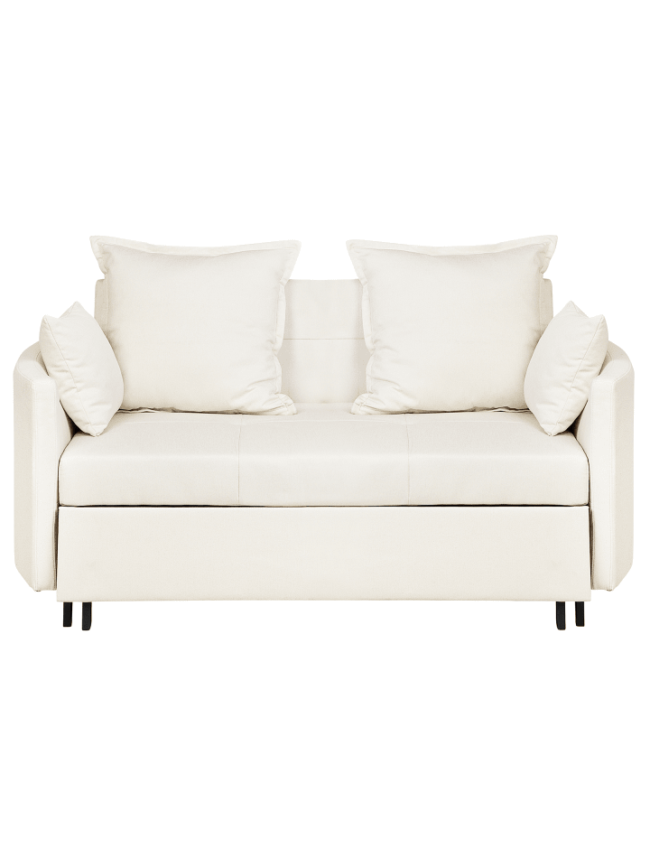 5-tlg 2-Sitzer Sofa HOVIN in Beige/Schwarz