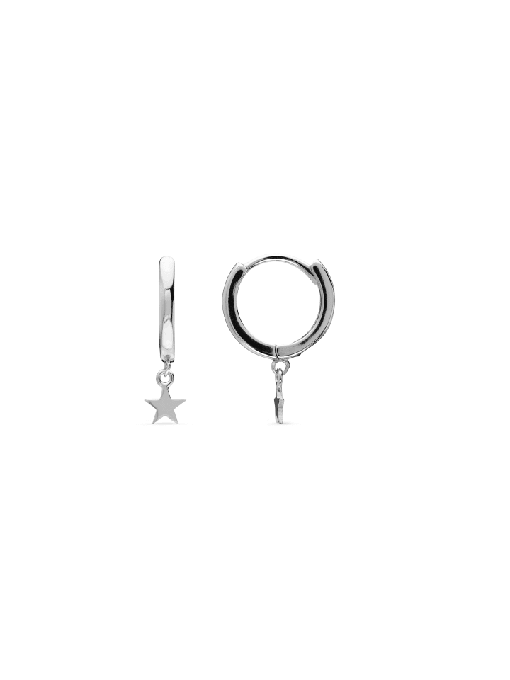 Ohrringe aus 925er Sterlingsilber mit Rhodiumbeschichtung – Estrella