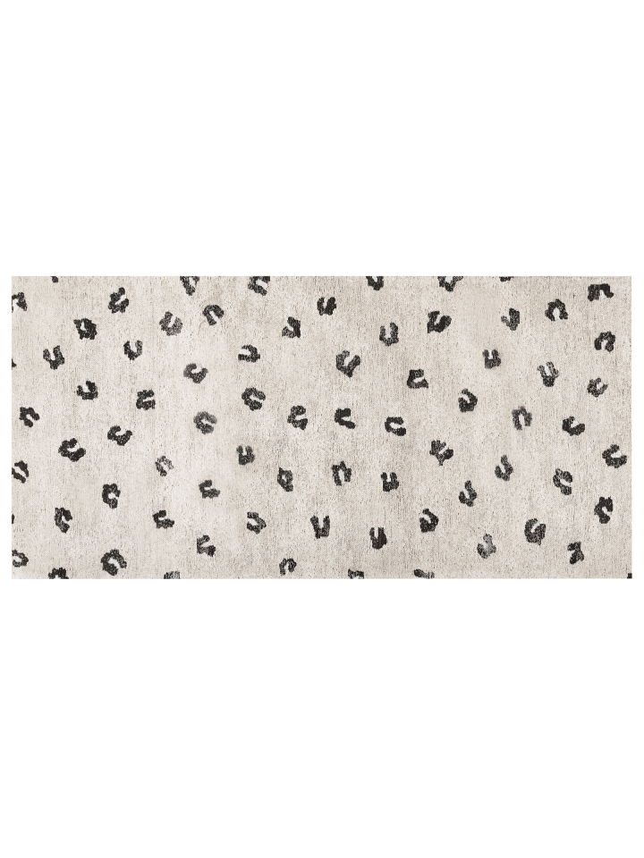 Kurzflor AFIS in Beige/Schwarz - (W) 80 x (H) 80 x (L) 150 cm