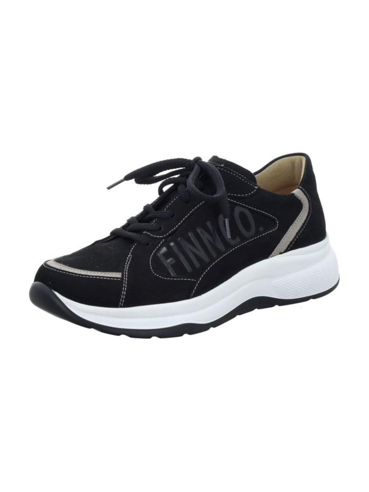Komfort Schnürschuhe in Schwarz