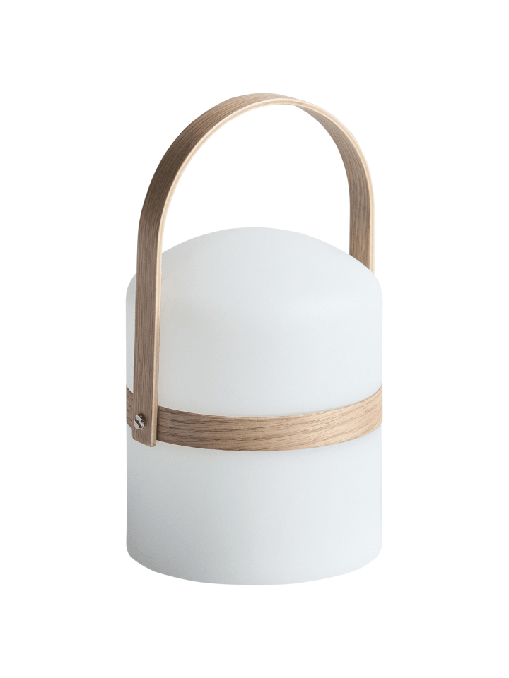 3-tlg Tischlampe für den Außenbereich ESTERO in Weiß/Braun