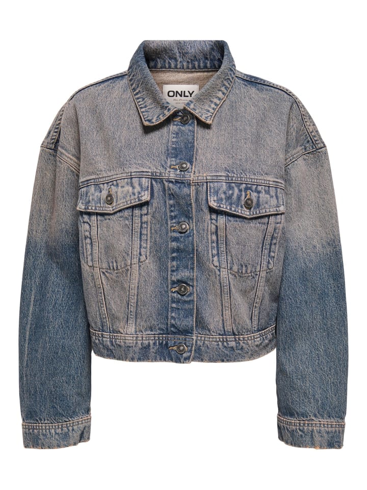 Jeansjacke in Dark Blue Denim