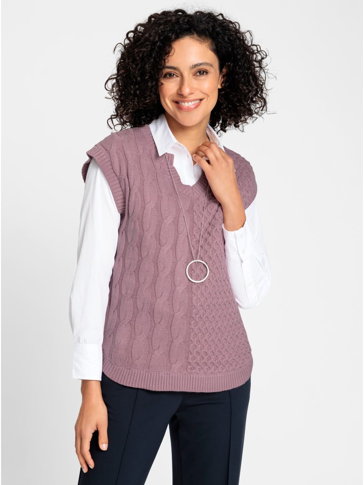 Pullunder in mauve