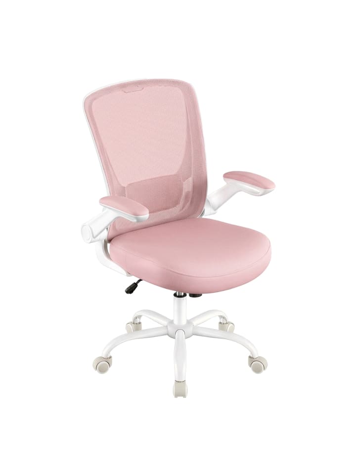 Bürostuhl Kime in Rosa - (B)64 x (H)110 x (T)60 cm