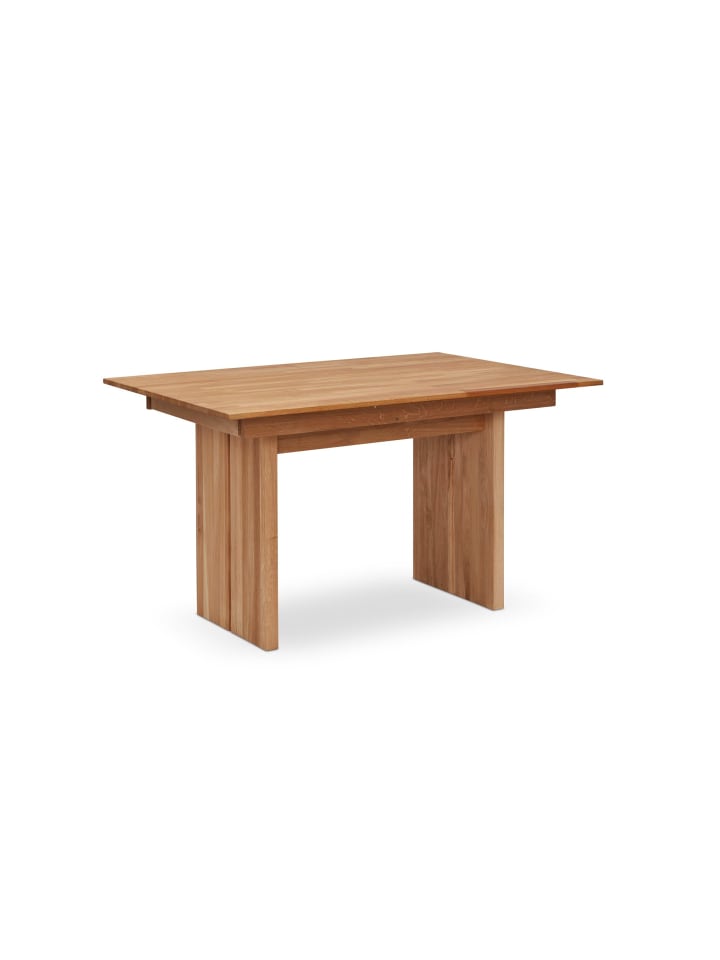 WANGENTISCH ausziehbar rechteckig Dani 130x75x90 Massivholz Wildeiche