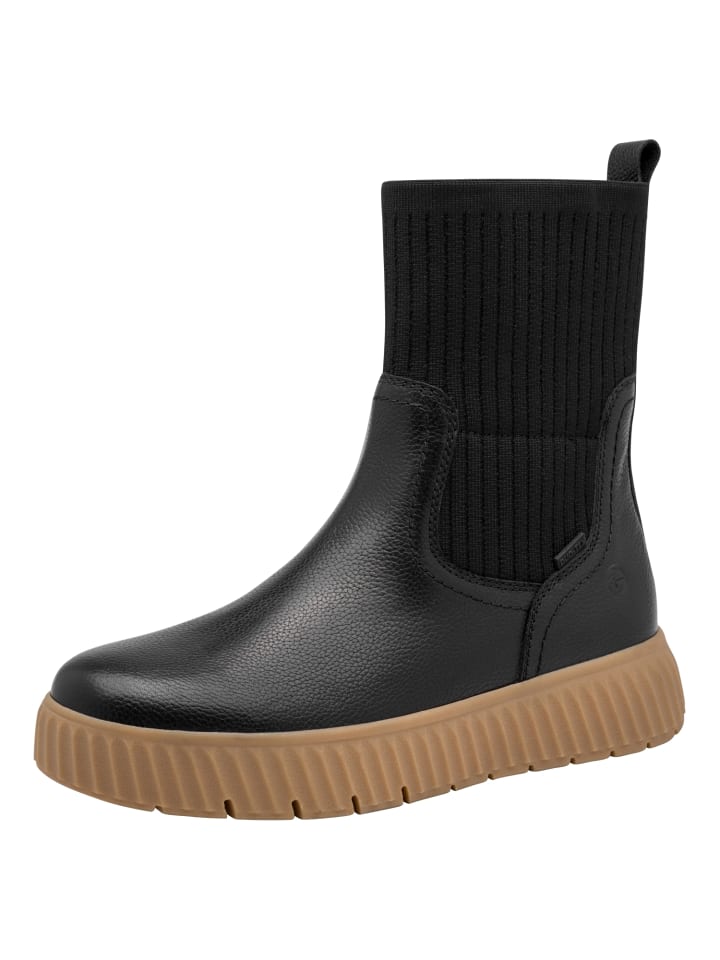 WIDE FIT Chelsea Boot in BLACK NAPPA