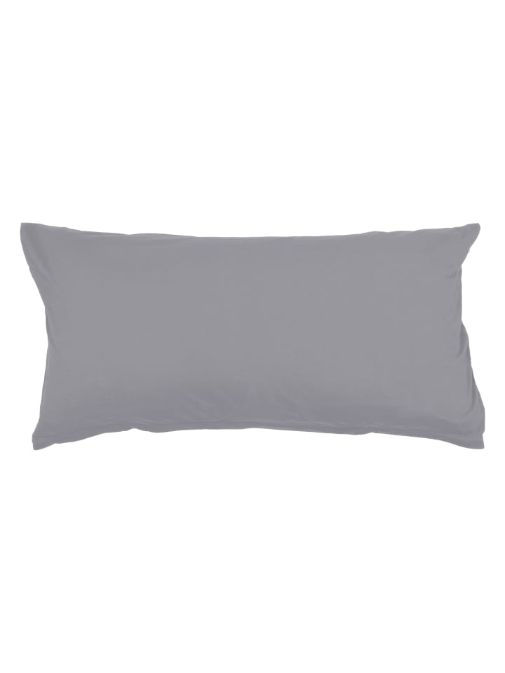 Exclusiv Edel-Jersey Kissenbezug in grau