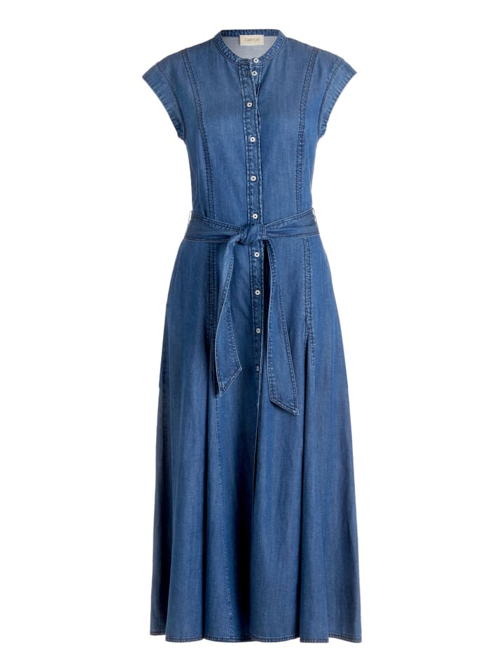 Jeanskleid mit Eingrifftaschen in Blau