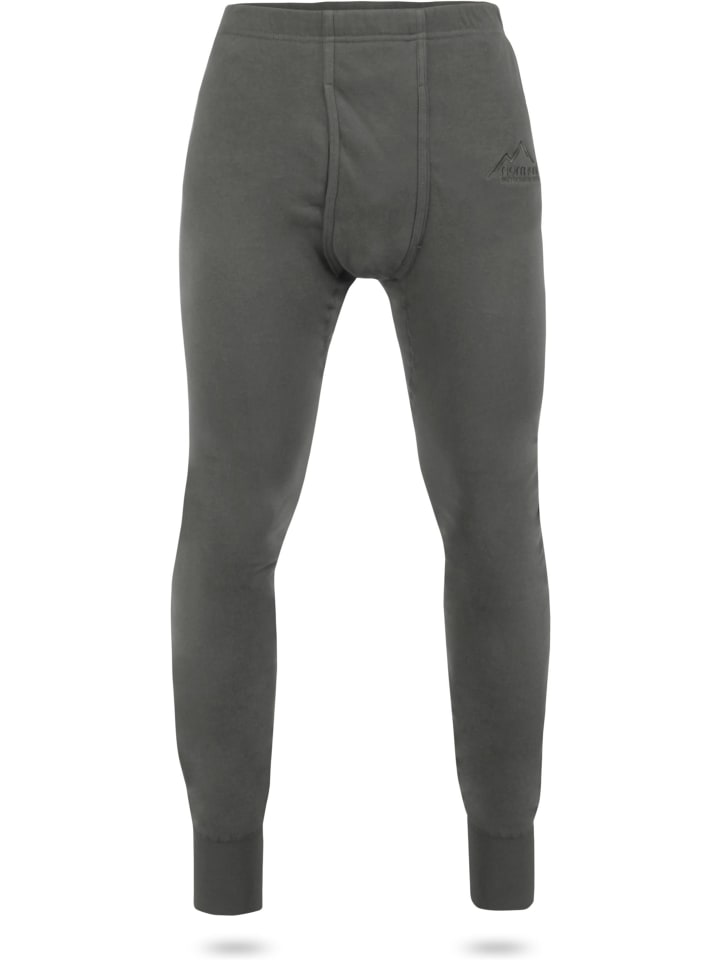 Herren Winter Plüsch Unterhose Inuvik in Anthrazit