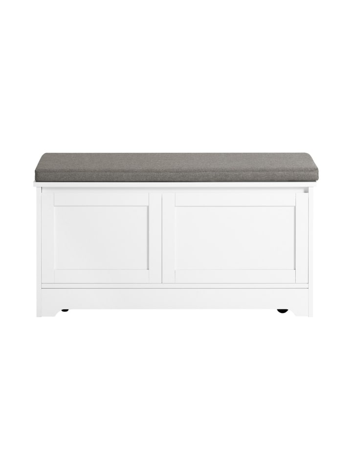 Schuhschrank in Reinweiß - (W) 36 x (H) 44 x (L) 90 cm