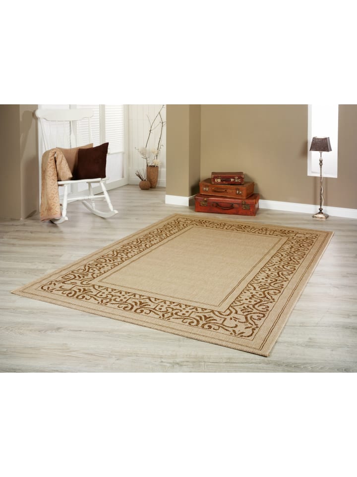 1 Teppich Clara 62441 Bordüre Fb.335212-braun 200/290 cm* in braun