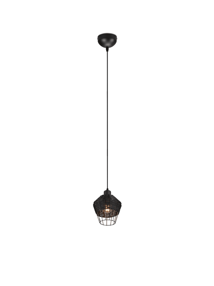 Pendelleuchte BORKA in schwarz