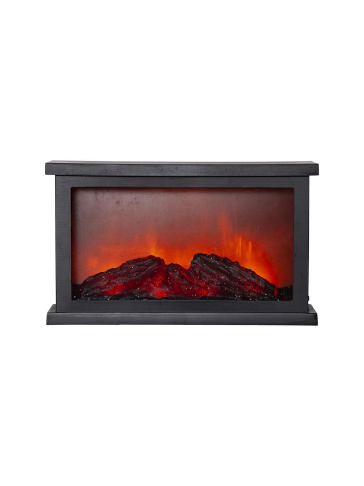 LED Deko-Kamin ,Fireplace', batteriebetrieben, Timer, 30x18x11 cm