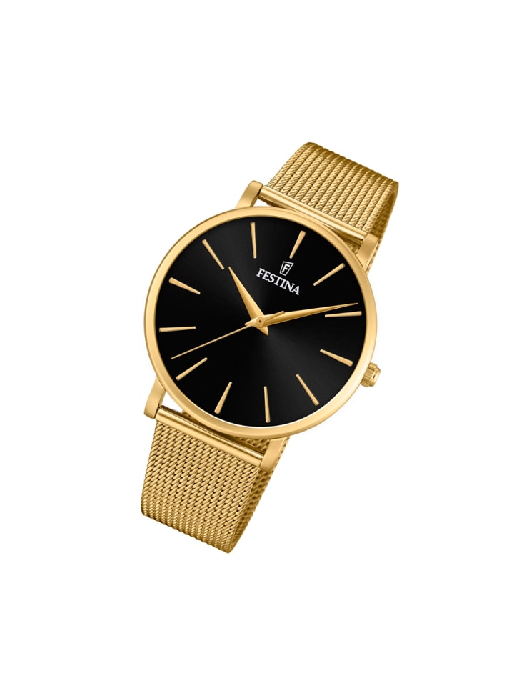 Analog-Armbanduhr Festina Ladies Classic gold mittel (ca. 38mm)