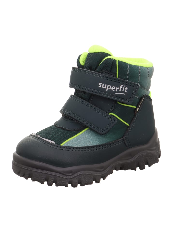 Winterstiefel HUSKY+ in Grün/Gelb