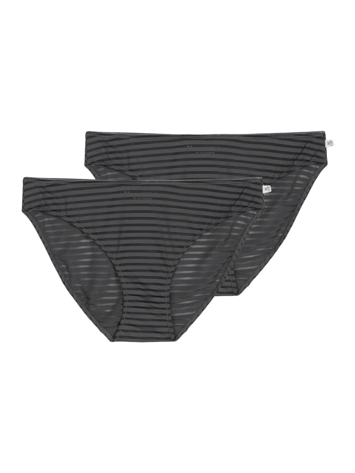 Slip Second Skin Jacquard in Grey pinstripe